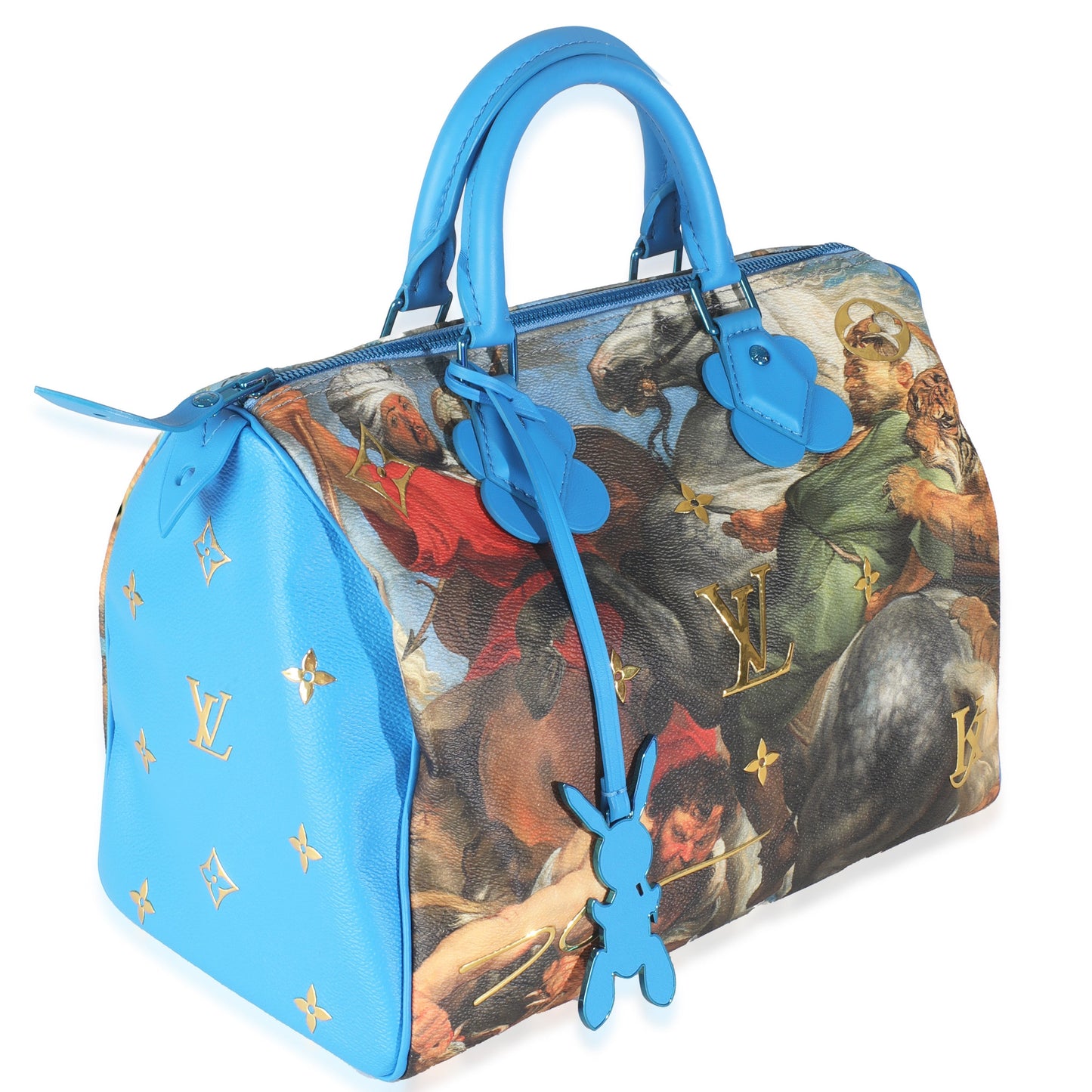 Louis Vuitton x Jeff Koons Multicolor Canvas Masters Collection Rubens Speedy 3