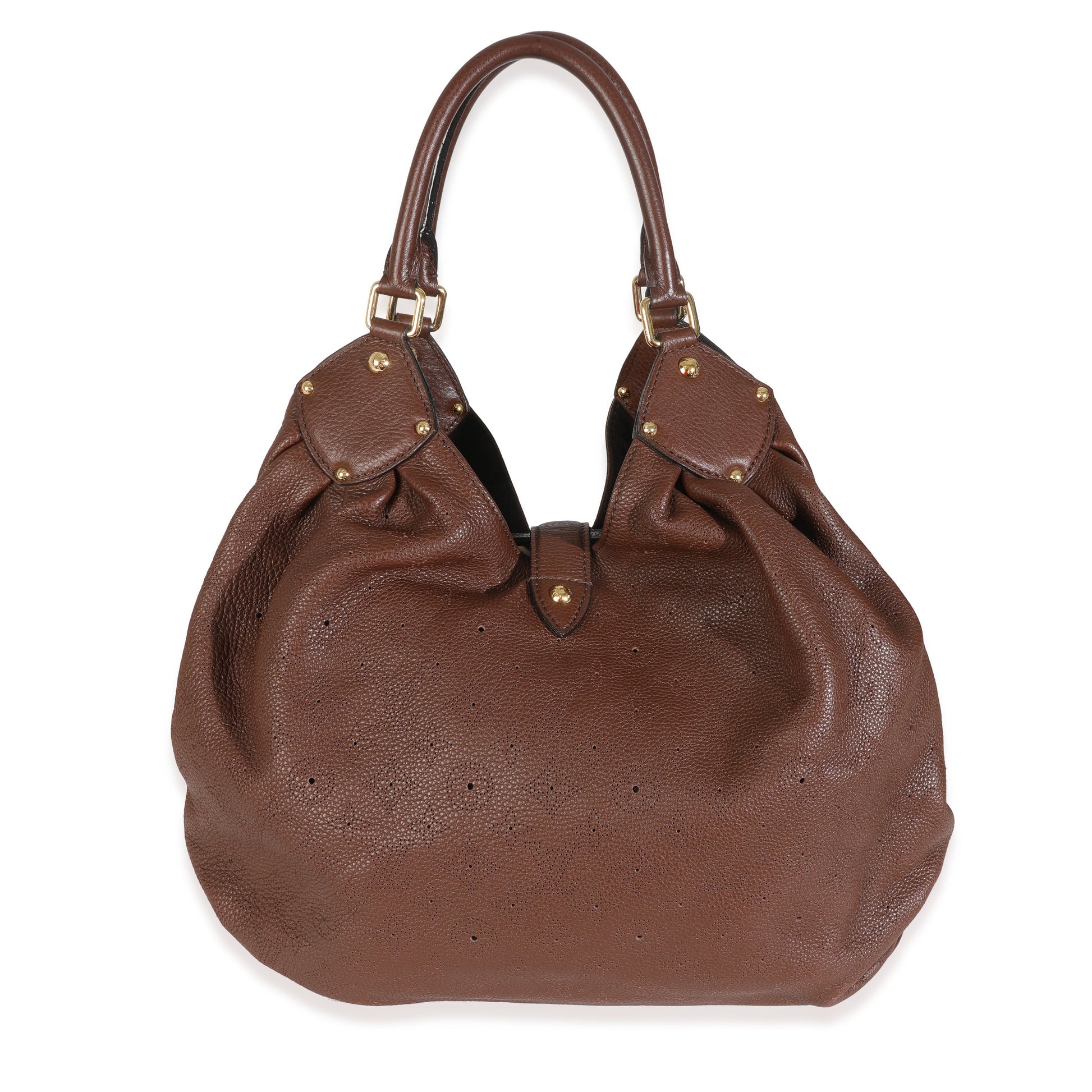 Luxury Women's Handbag | Louis Vuitton Acajou Monogram Mahina L