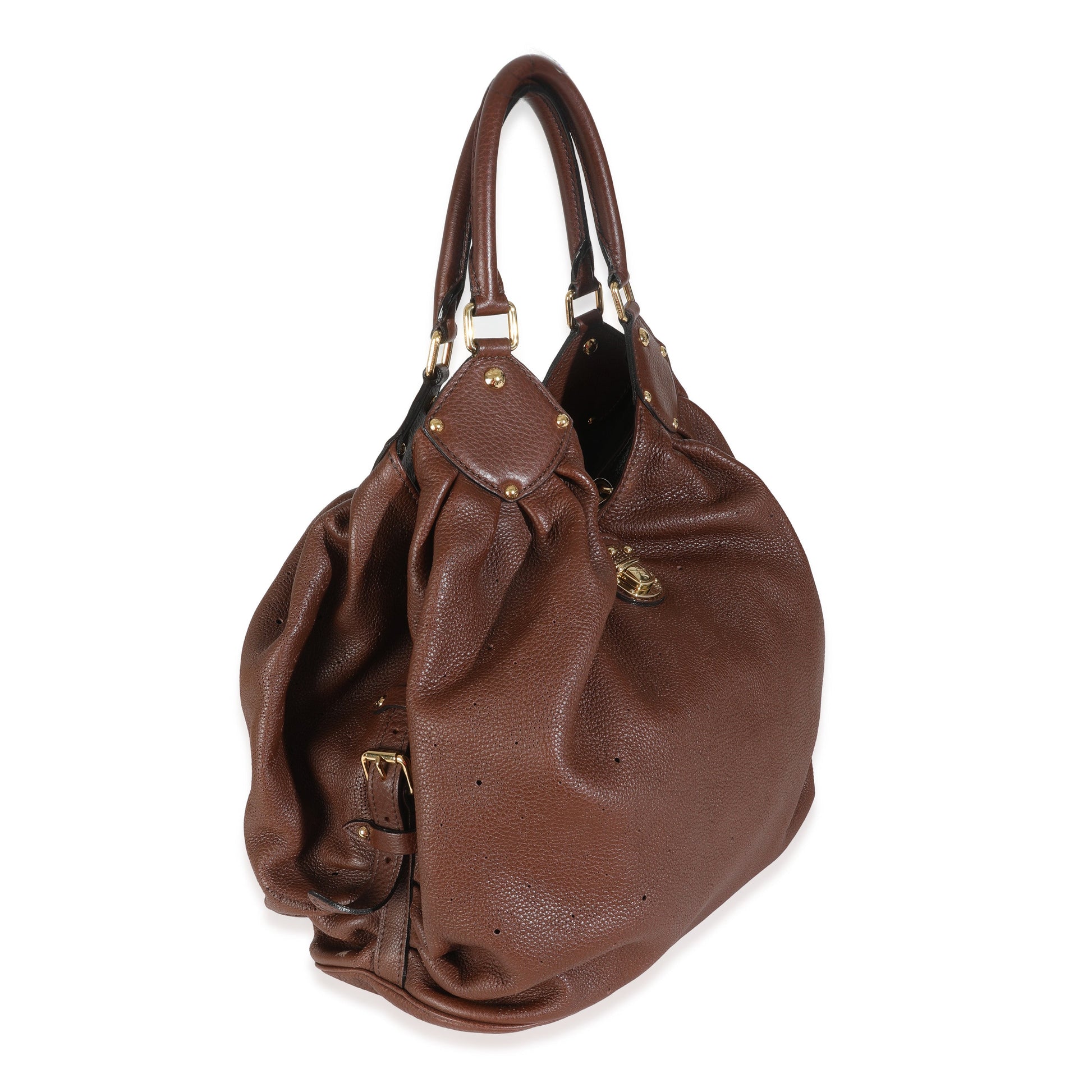 Luxury Women's Handbag | Louis Vuitton Acajou Monogram Mahina L