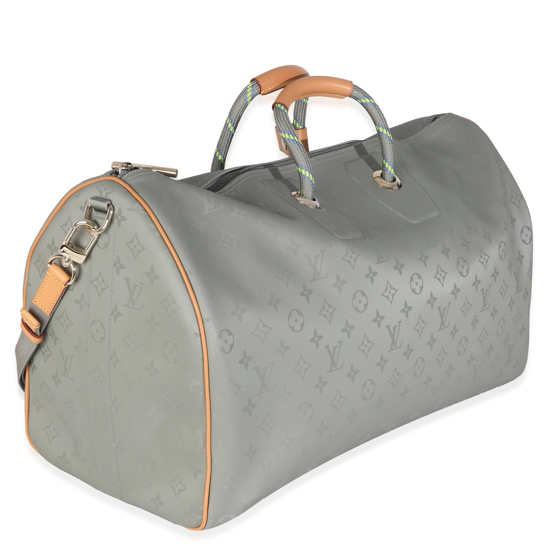 Luxury Women's Handbag | Louis Vuitton Monogram Titanium Keepall Bandouliere 50