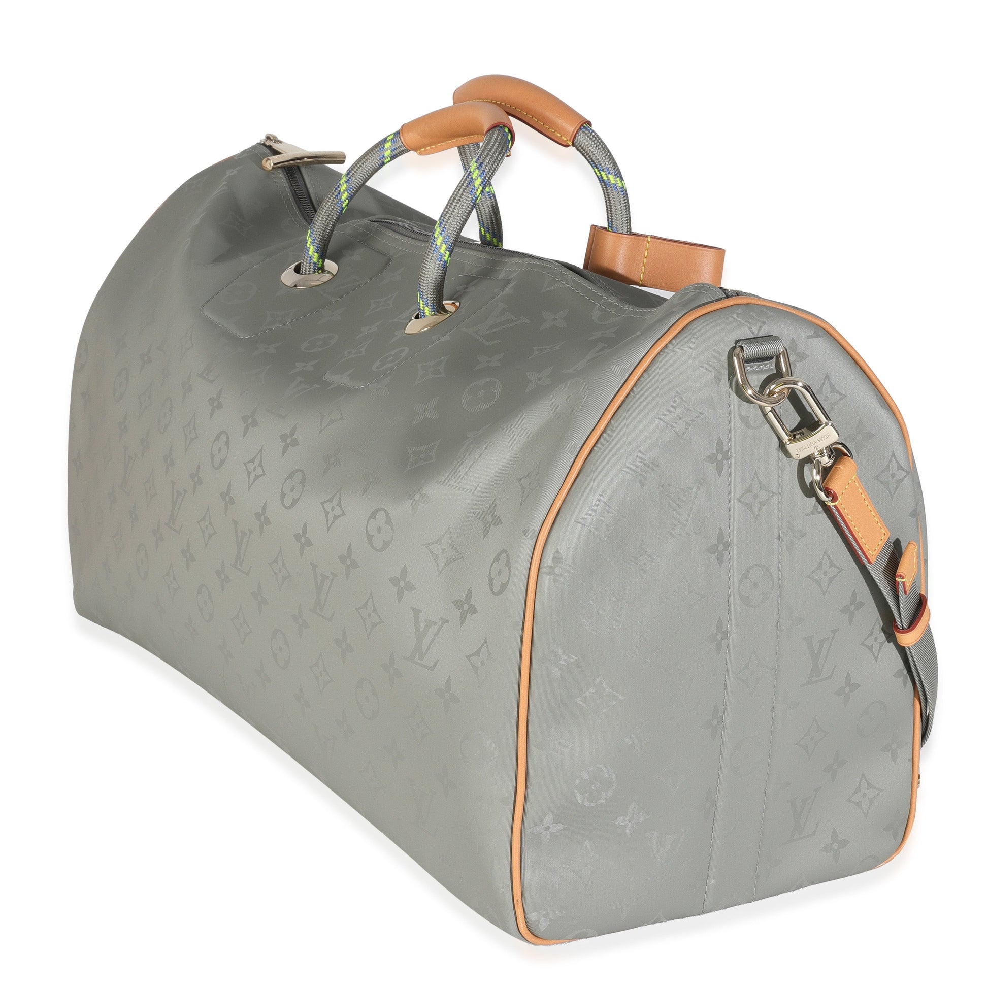 Luxury Women's Handbag | Louis Vuitton Monogram Titanium Keepall Bandouliere 50