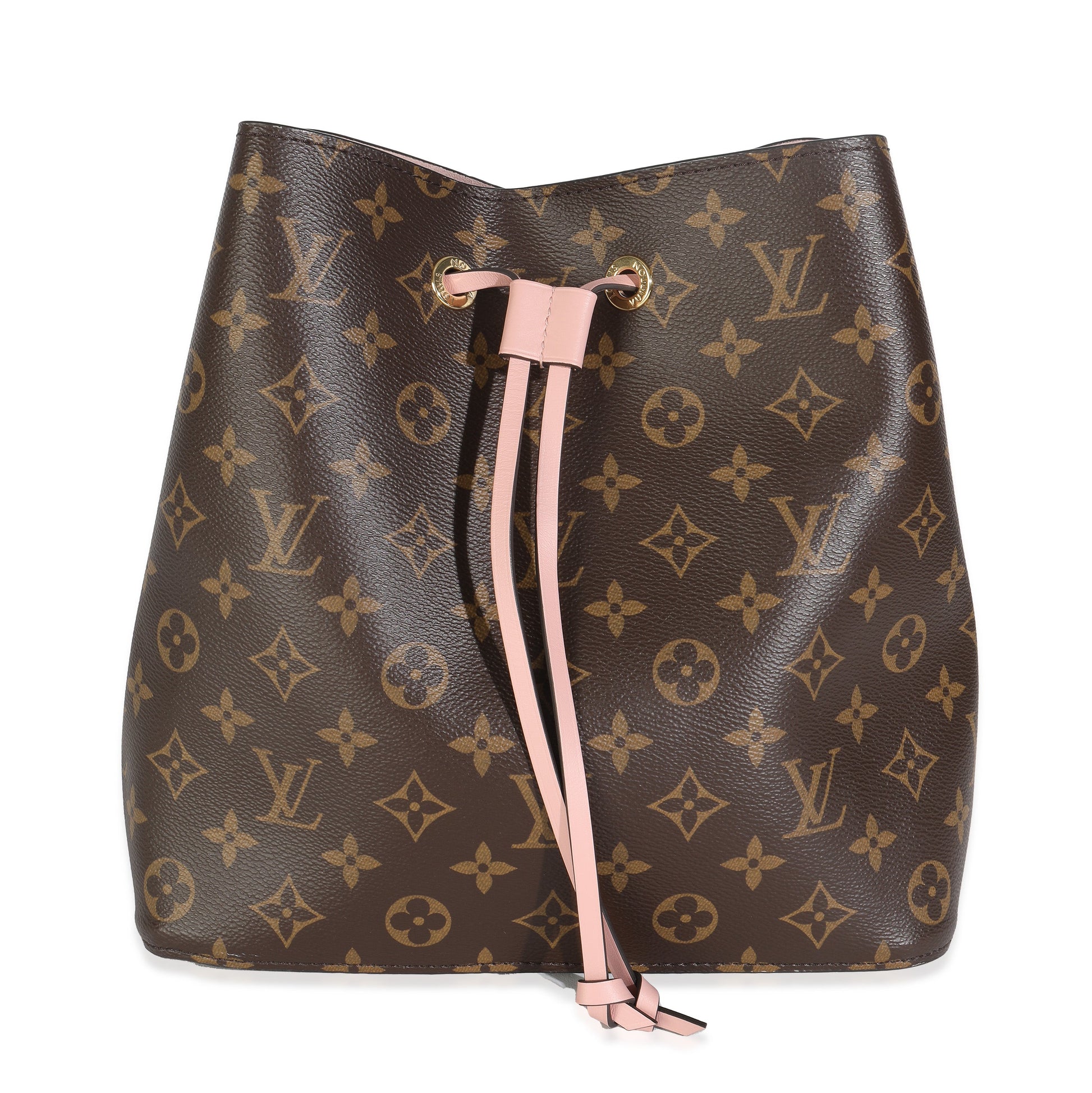 Louis Vuitton Rose Poudre Damier Ebene Canvas Neonoe MM