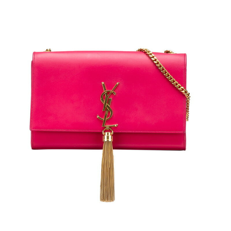 Saint Laurent Kate Monogram Leather Shoulder Bag